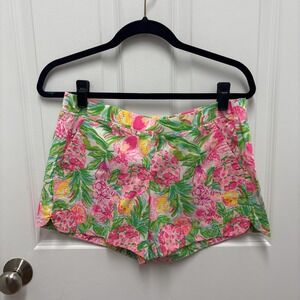 Lilly Pulitzer Ocean‎ View Shorts Pear Necessities - Size Small